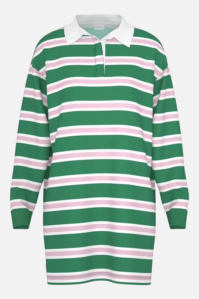 Sweatjurk Serie Touchline Stripes Lucky Green
