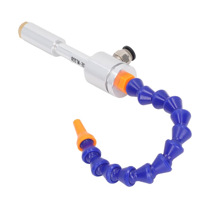 Koude Lucht Koelpistool Kit Aluminiumlegering Vortexbuis Flexibele Universele Buis met Koppeling white