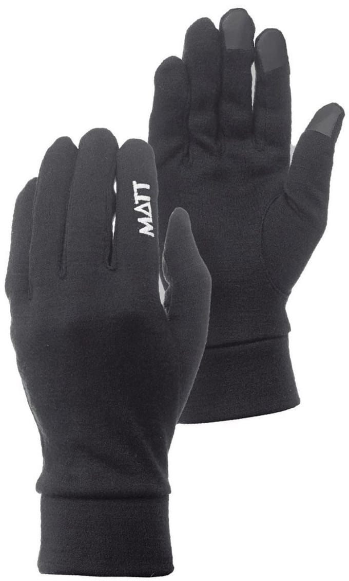 Matt Inner Merino Touch Handschoenen Zwart XL Man