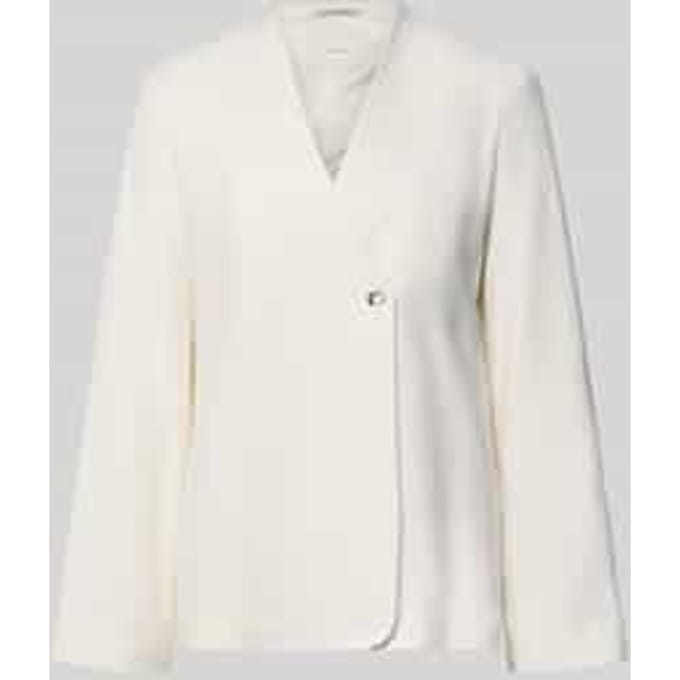 regular fit blazer met structuurpatroon