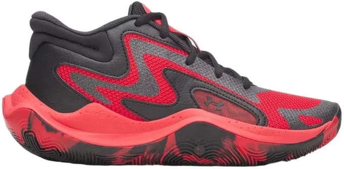 Under Armour Grade School Jet ´25 Junior Basketbalschoenen Rood EU 39 Kinderen