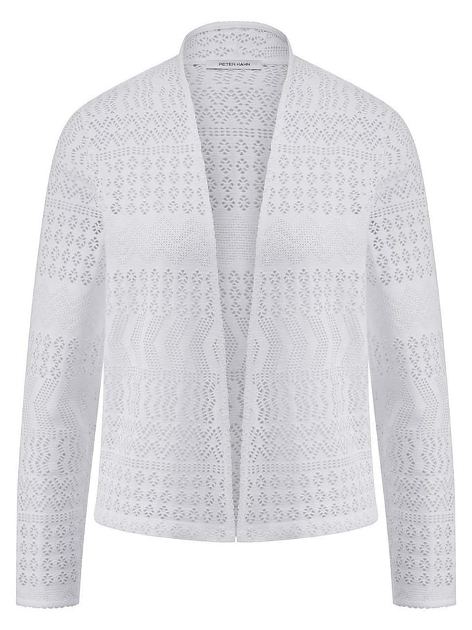 Shirtjasje Van Peter Hahn wit