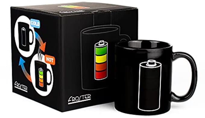Magische Kleurveranderende Mok met Batterij Motief