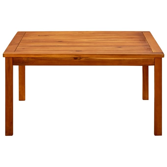 vidaXL - Tuintafel - 85x85x45 - cm - massief - acaciahout