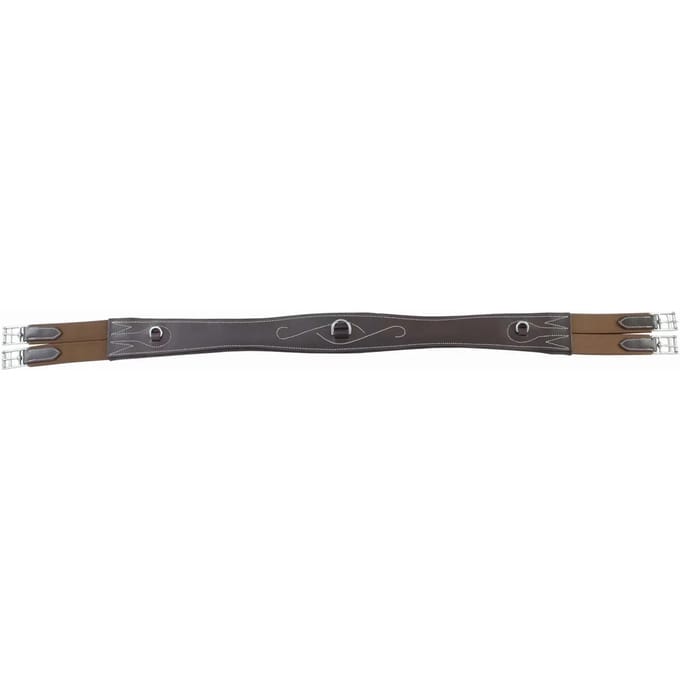 T.de.t Smooth Antomical Leather Paardensingel Bruin 145 cm