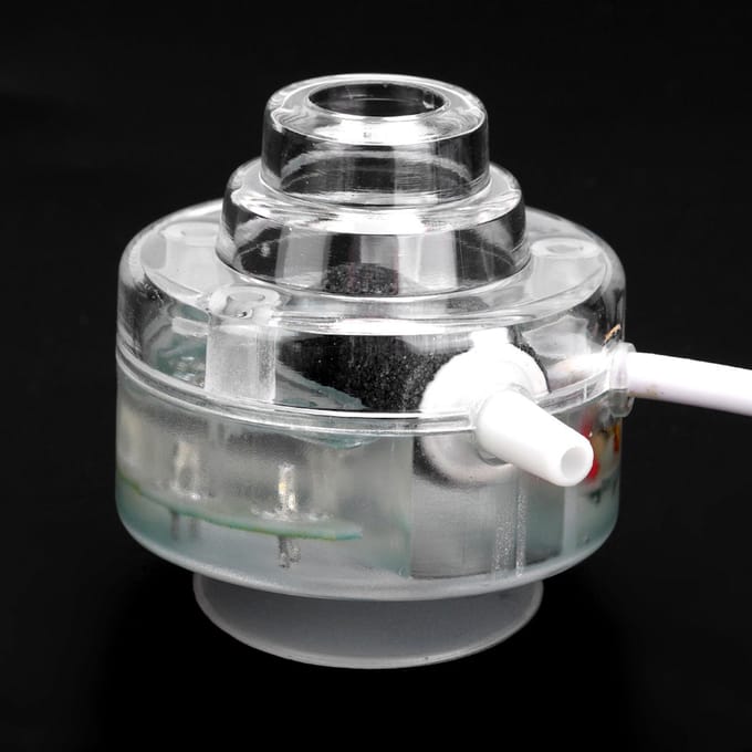 Waterdichte Aquarium Bubbellamp Vissenkom Onderwater Dompelbaar Landschapsdecoratie Lamp white