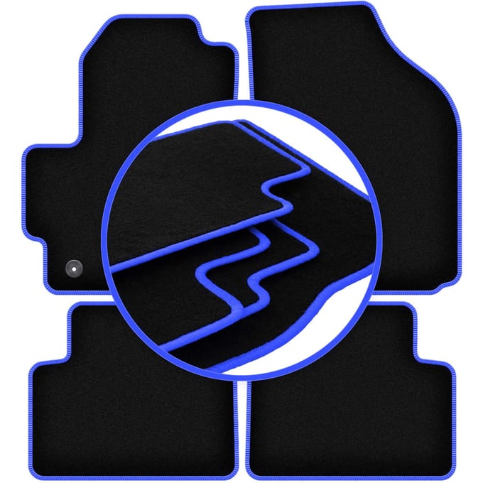 CARLUX-BLUE automatten voor: Chevrolet Matiz hatchback (2004-2009)