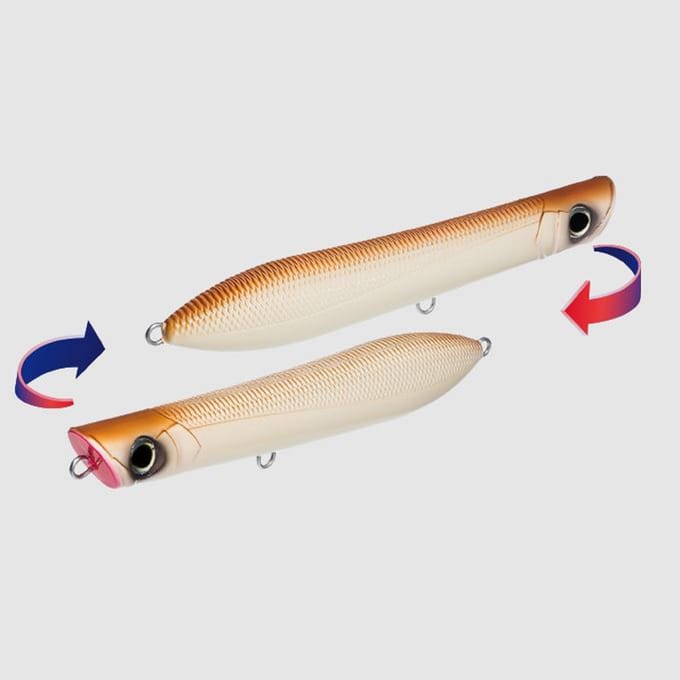 Yo Zuri Surface Cruiser 150 mm potloodpopper drijvend kunstaas R1172-CBON (6084) gray