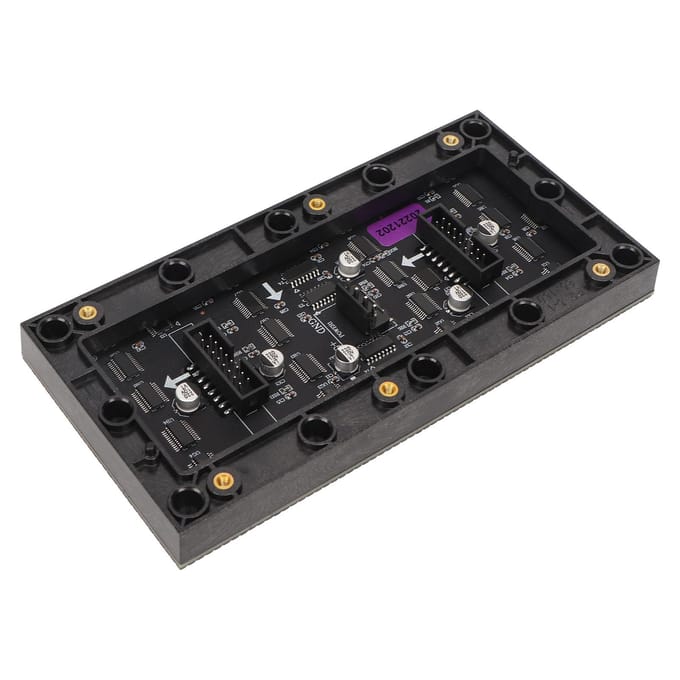 Panneau matriciel LED RVB à intensité variable, résolution 64x32, pas de 2,5 mm, module LED numérique 6,3x3,1 pouces pour black