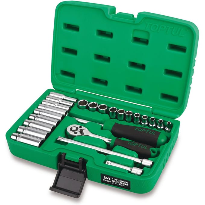 Toptul Gereedschapset 1/4" - 24 Delig