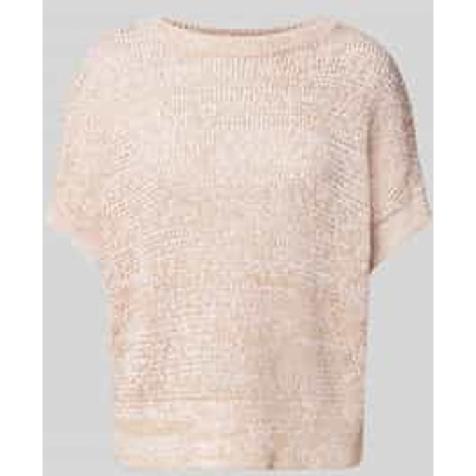 Gebreide pullover met ribboorden
