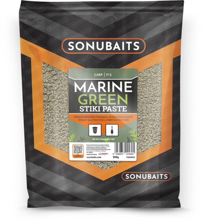 Sonubaits Stiki Paste 500g – Paste Mix voor Karper, F1 en Kwaliteitsvis - Smaak : Krill & Squid