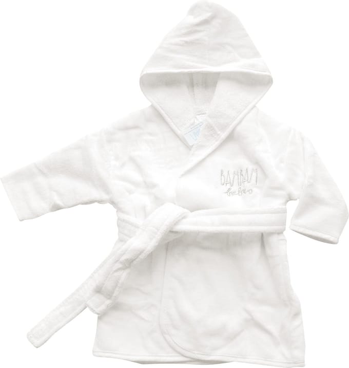 BAMBAM - Badjasje maat M (62/68) - Wit - Baby cadeau