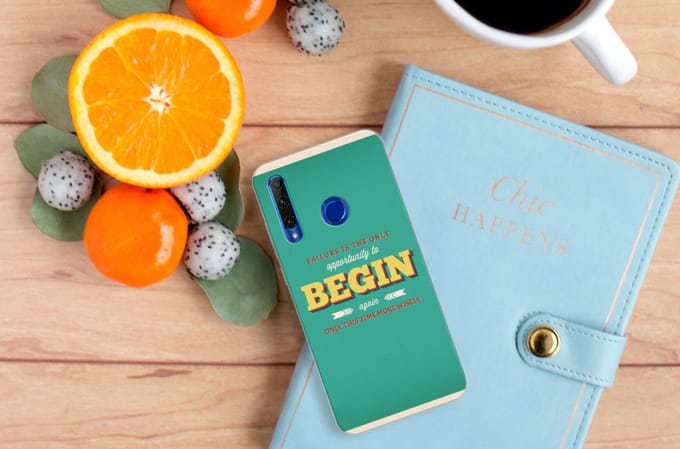 Honor 20 Lite Siliconen hoesje met naam Quote Begin