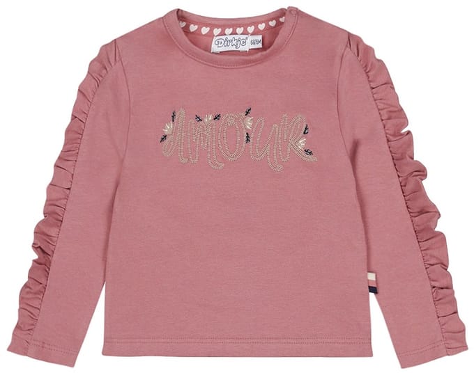 Dirkje Meisjes T-shirt - Mauve