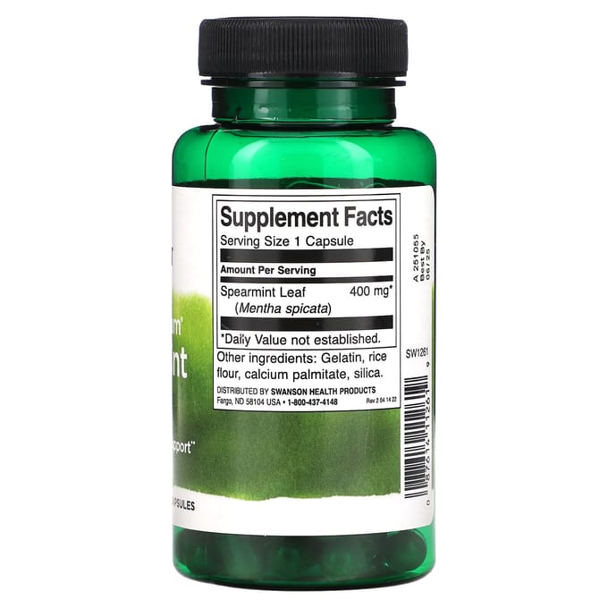 Volledig Spectrum Muntblad, 400mg, 60 Capsules