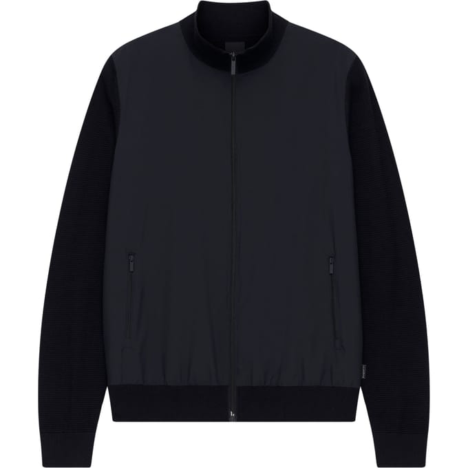 Bugatti Herren Strickjacke  Blauw 7600-15571e
