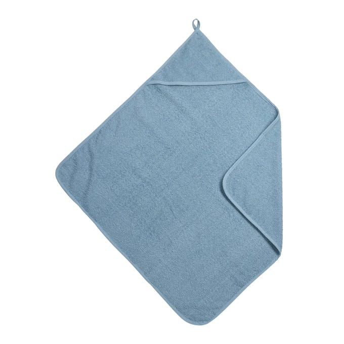 Meyco Baby Uni Badcape - Badstof - Jeans Blue - 75x75cm