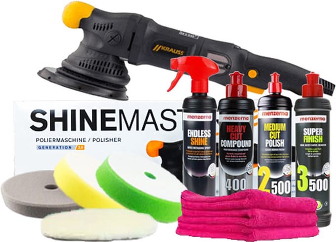 KRAUSS S21 DA POLIJSTMACHINE MENZERNA POLIJST KIT 12 ITEMS