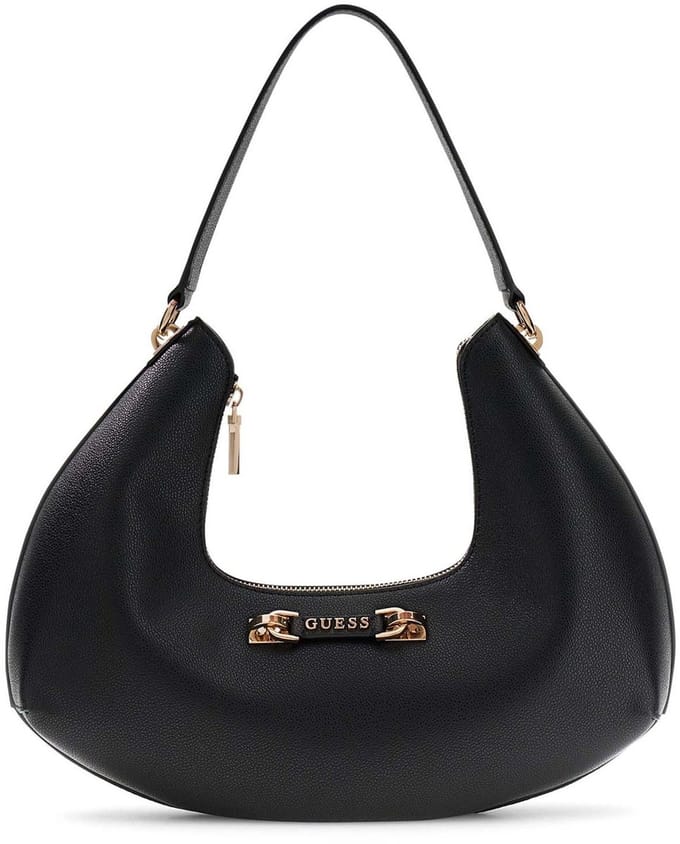 GUESS schoudertas Sophia Hobo Black zwart