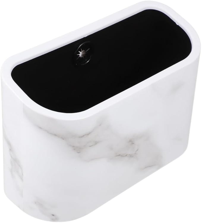 Mini Prullenbak - Bureau Afvalmand - Bureau Opruimen - Compact Ontwerp - 225 cm - Wit