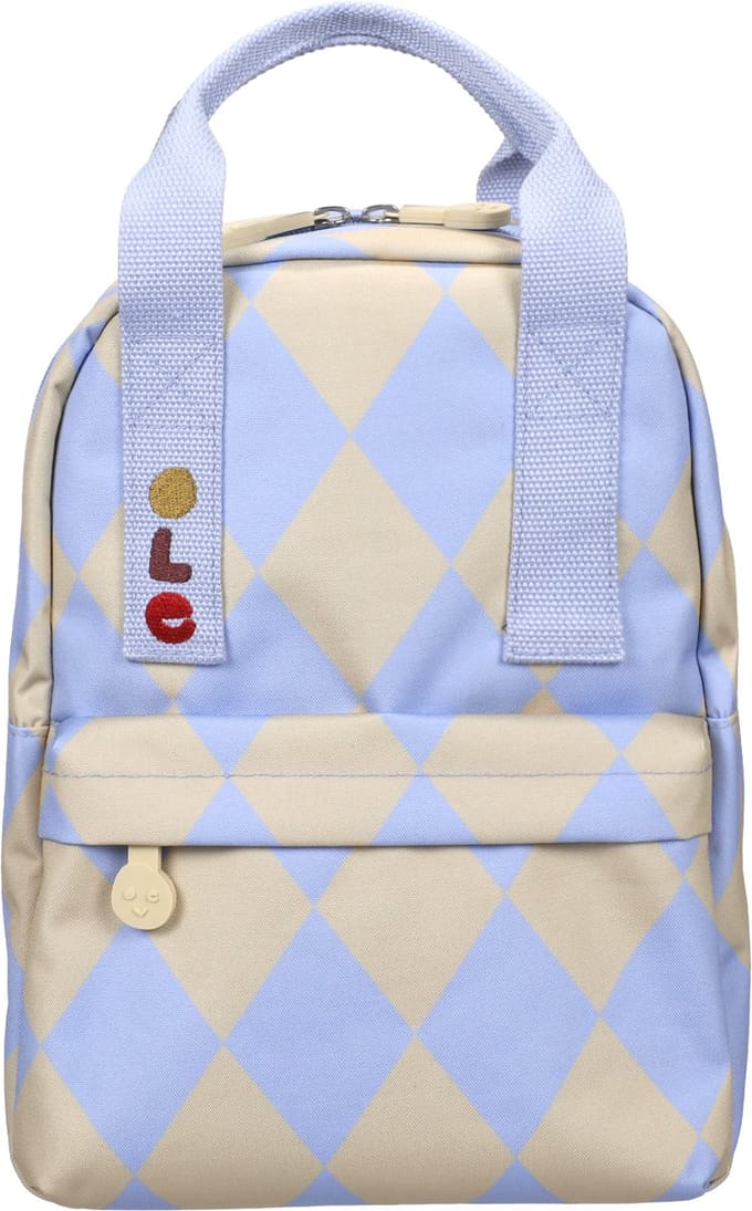 Ole rugtas diamond/vanilla + ice blue, klein
