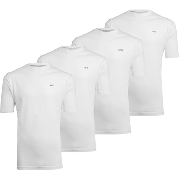 McGregor  T-shirt 4-pack White Taglia: M | Magliette basic Outlet | Uomo | Bianco