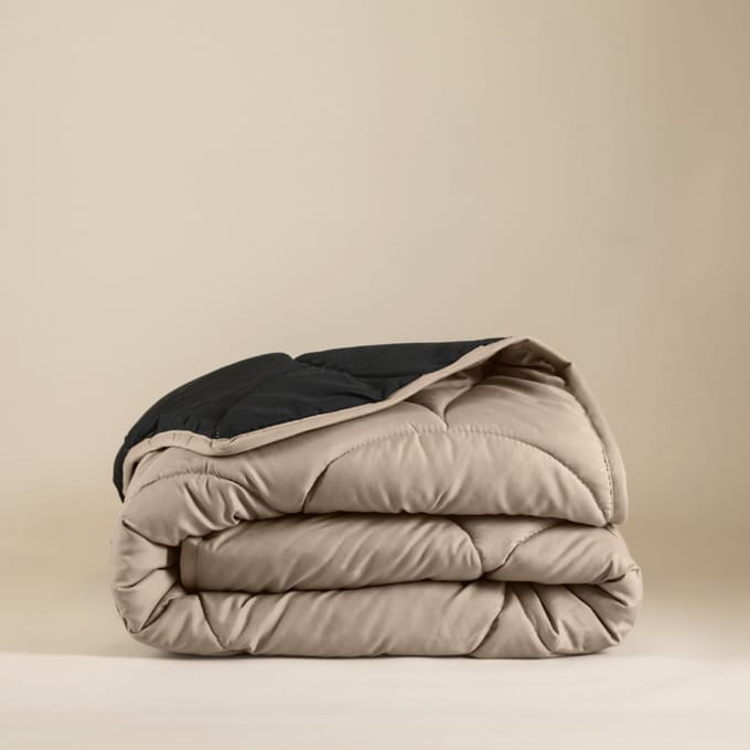 Lazy Dekbed & Dekbedovertrek in 1 - Double Face - Black Green 140 x 200