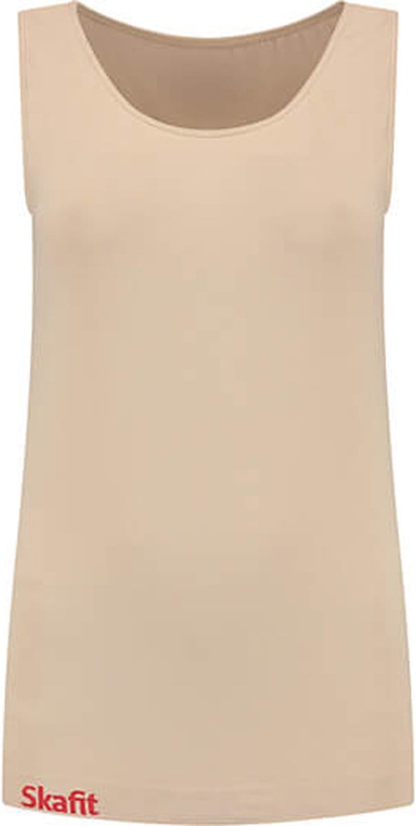 Skafit Casual dames hemd maat S - beige - ademend - antibacterieel - stretch - platte naden - extra lengte