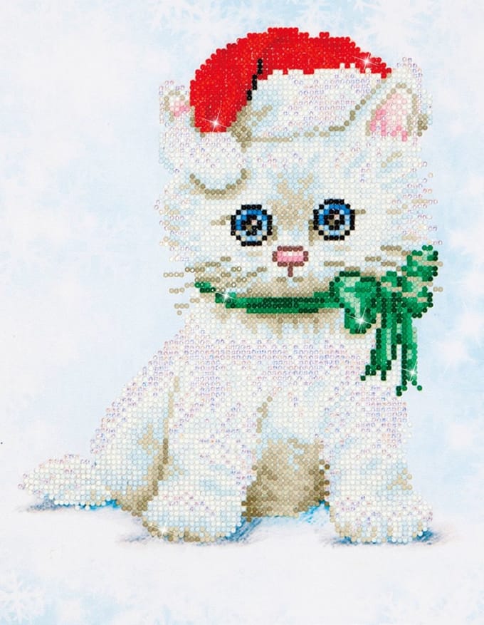 DIAMOND DOTZ Chrissy Kitty - Diamond Painting - 5.001 Dotz - 35x27 cm