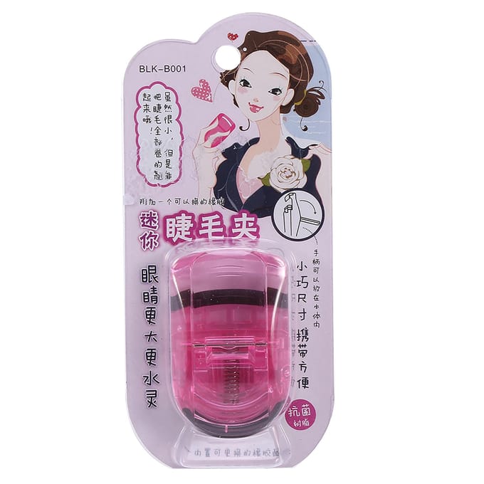 Mini recourbe-cils portable avec pince en caoutchouc pour recourber les cils naturels, outils cosmétiques, rose gray