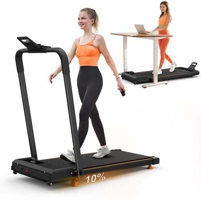 2-in-1 loopband - NEWTRAL - Opvouwbaar - 120 kg - Bluetooth - 10% helling