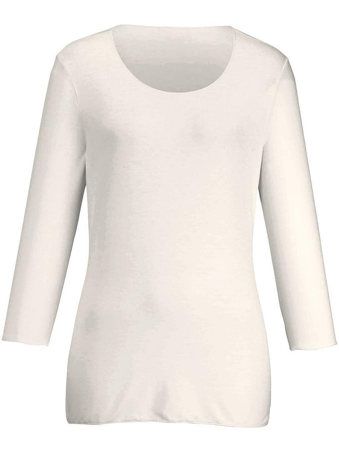 Shirt 3/4-­mouw­en Van Peter Hahn wit