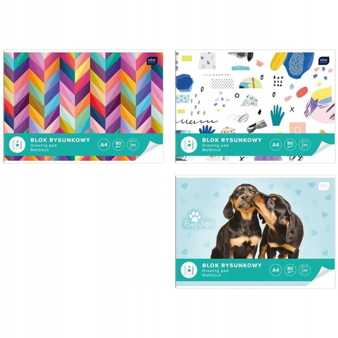 BTS Blok - Rysunkowy - A3 - 20 Blad - Wit