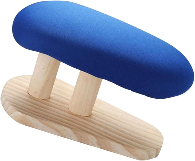 Strijkhulp Hout - Strijkplankje Kraag - Kleding Strijken - Draagbaar Ontwerp - 33 cm Lengte - Niet gespecificeerd
