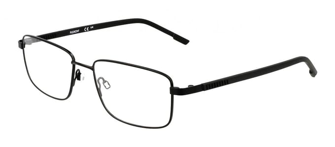 Flexon FLEXON H6078 N Satin black 52/17/145 MAN Brilmonturen