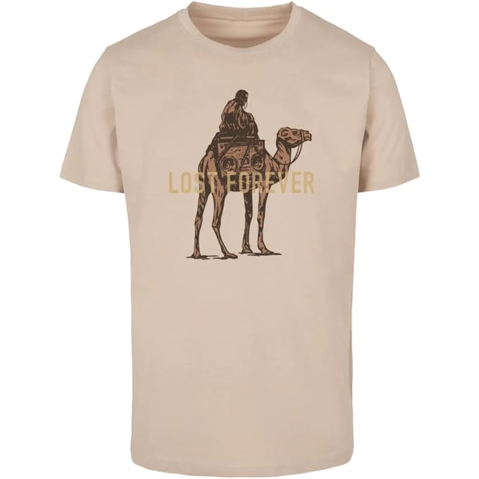 Mister Tee - Lost Forever Heren Tshirt - XXL - Beige
