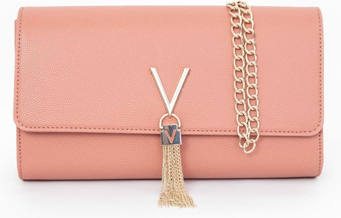 VALENTINO Koppeling Schoudertas Divina Lady Clutch Rosa Antico Grijs