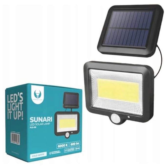 Zonne-energie LED-buitenlamp met Bewegingssensor en Schemeringssensor - 3 Verlichtingsmodi
