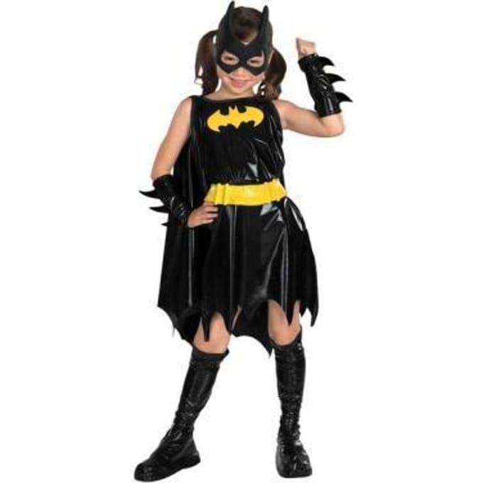 Batman Batgirl Deluxe Large 8-10j Feestkleding