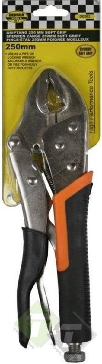 Griptang met gebogen bek, 250mm, Lastang