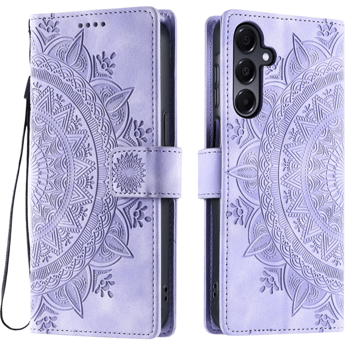 Comfycase Samsung Galaxy S25 FE Mandala Bookcase Paars