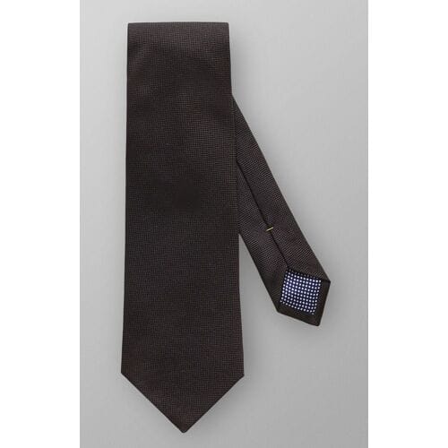 Eton Das Basket Weave Tie Zwart / male