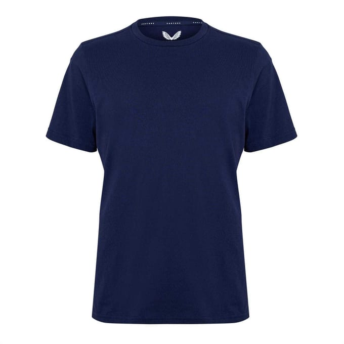 Castore Heren Vrijetijd T-shirt met korte mouwen (Peacoat)