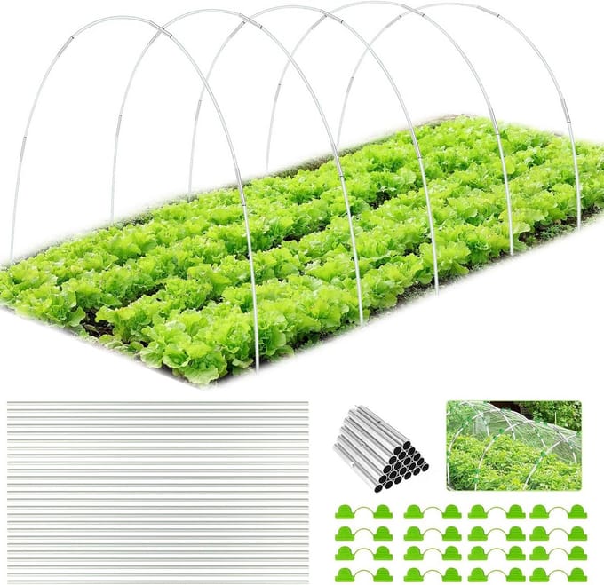 Kas Hoepels - Kweek Tunnel - Planten Beschermen - Verstelbare Breedte - 3.6FT-5.2FT
