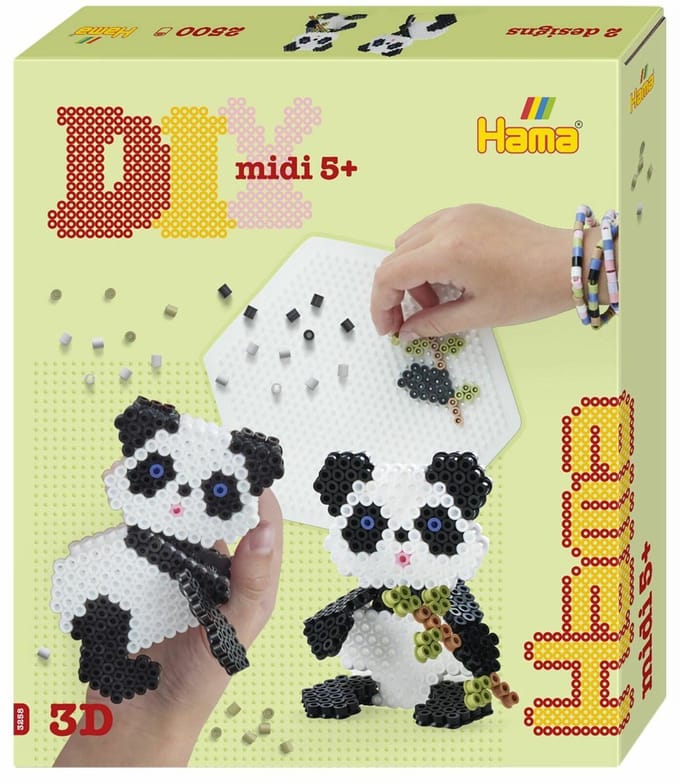 Hama 3D Panda 2500 beads Strijkkralen & -parels
