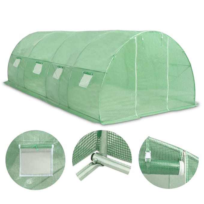 vidaXL - Kas - 18 - m² - 600x300x200 - cm