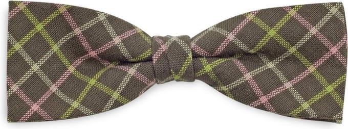 We Love Ties - Strikken - Strik Lucky Leo - bruin / roze / groen