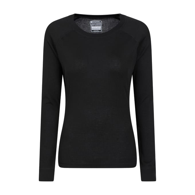 Mountain Warehouse Dames/Dames Talus Top met lange mouwen (Zwart)