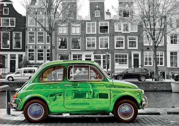 Legpuzzel - Educa - Auto in Amsterdam - 1000 stukjes